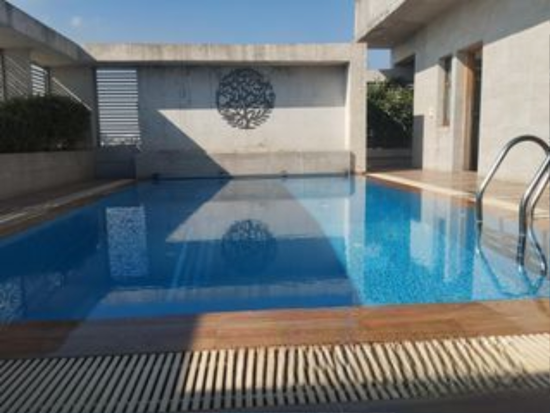 Semi furnished gym swimming facilities apartment for rent